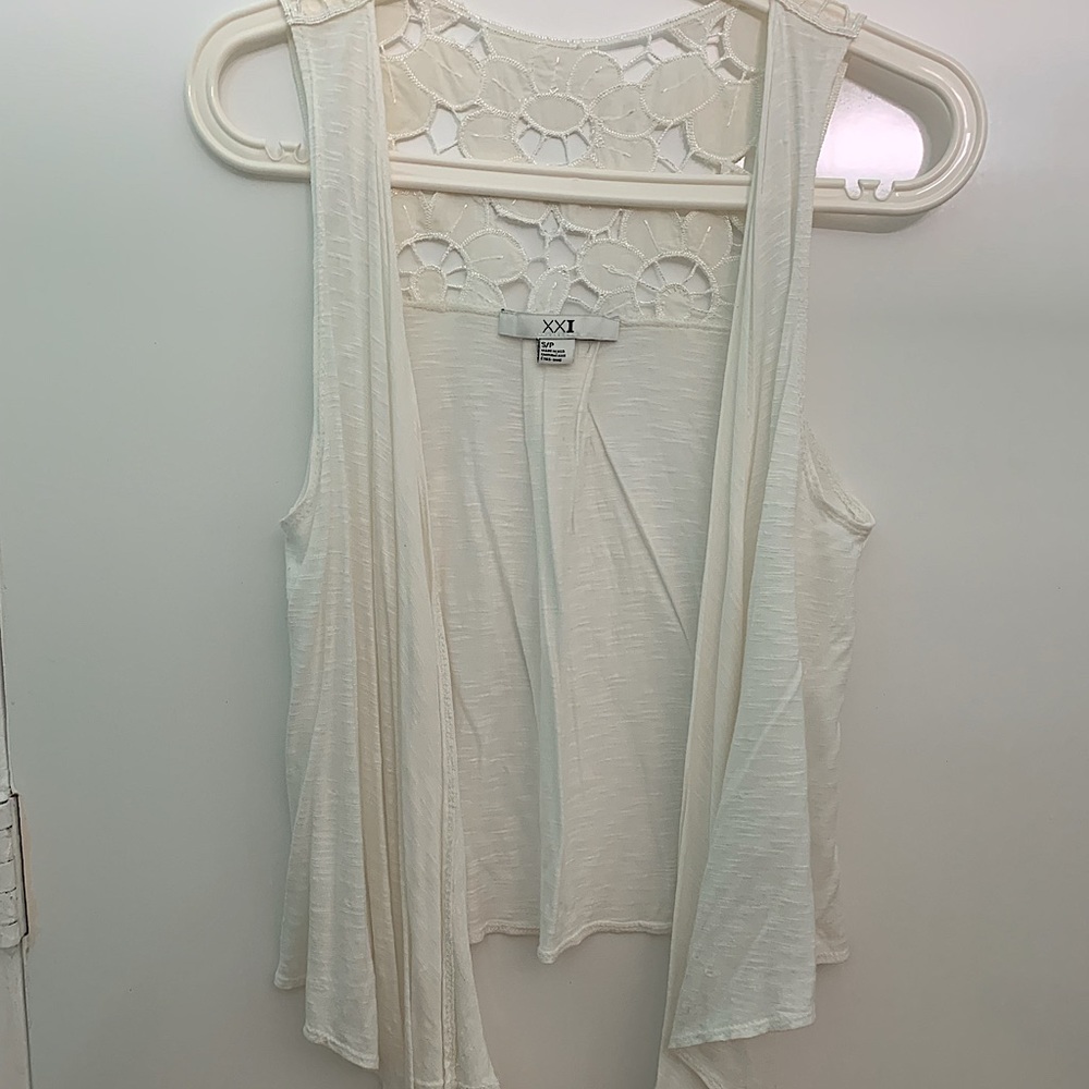 Summery Cotton White Cardigan